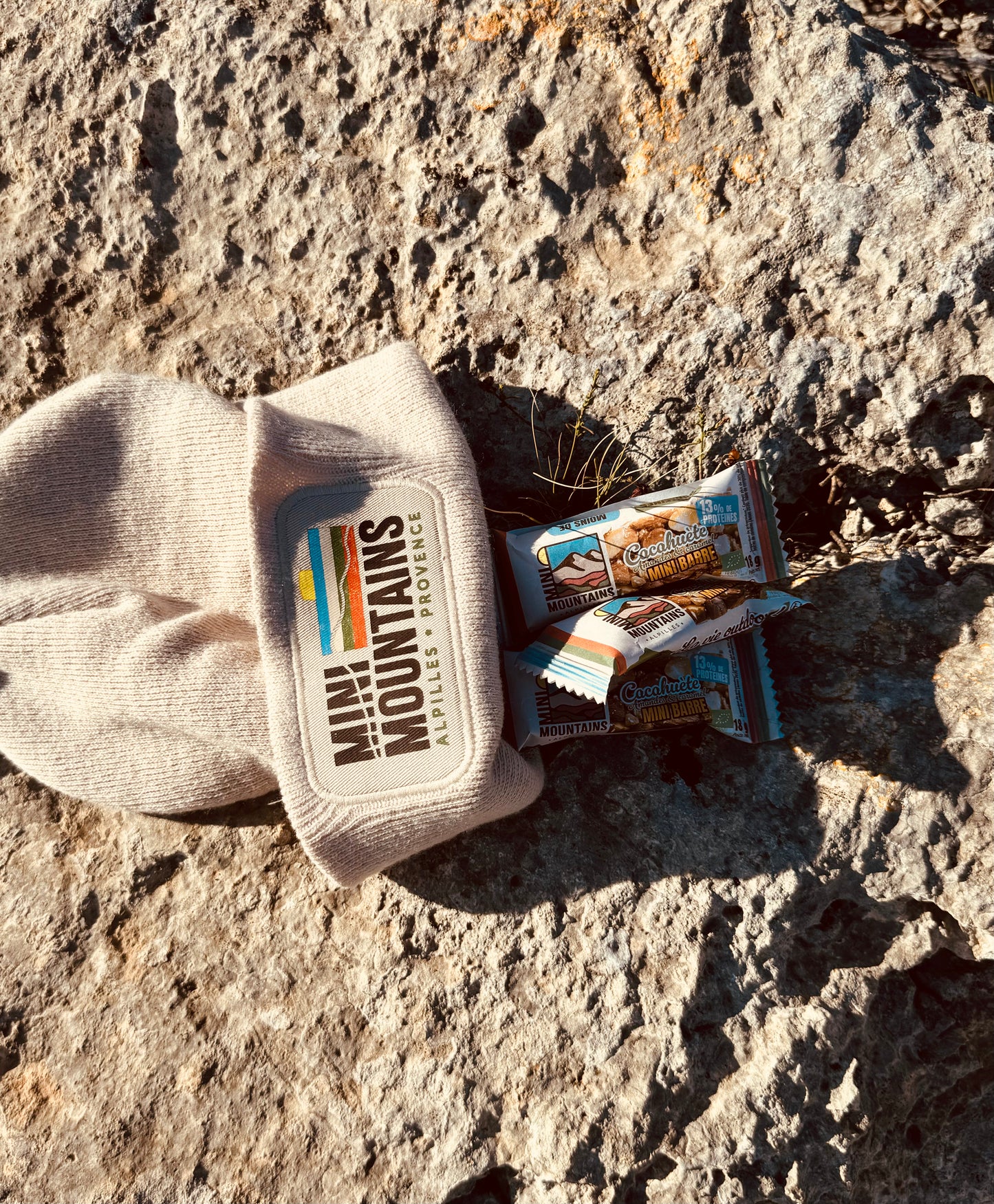 Mini barre protéine amandes et chocolat